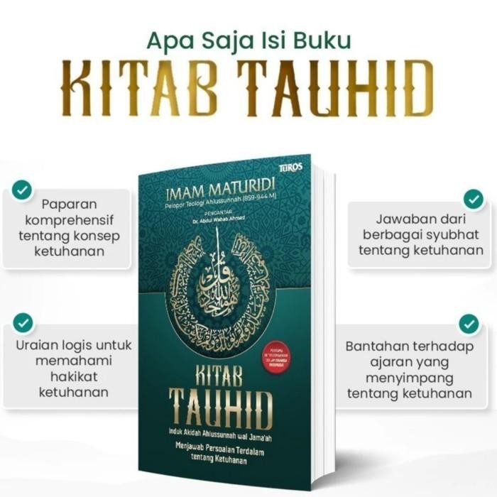 

SALE !!! BUKU KITAB TAUHID BY IMAM MATURIDI READYY