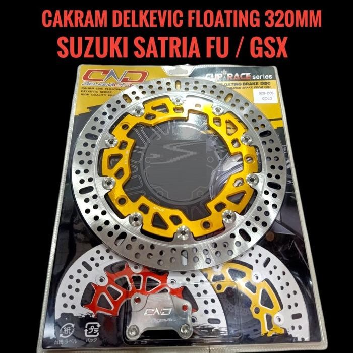 Cakram Disc Depan Delkevic Gsx Satria Fu Fi 320Mm