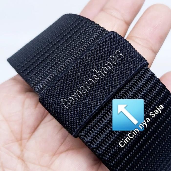 KARET CINCIN GESPER KANVAS/CINCIN KARET IKAT PINGGANG/CINCIN SABUK *