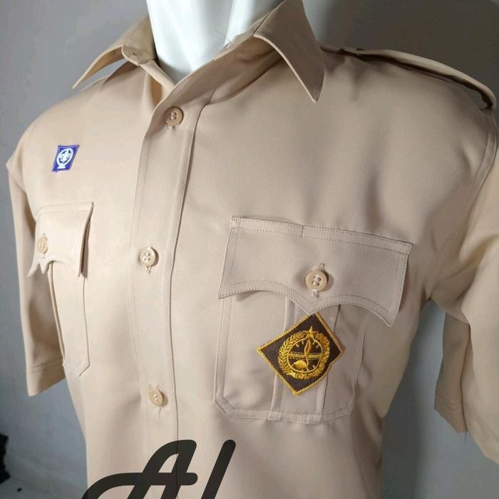 Baju pramuka pembina kain caterina *