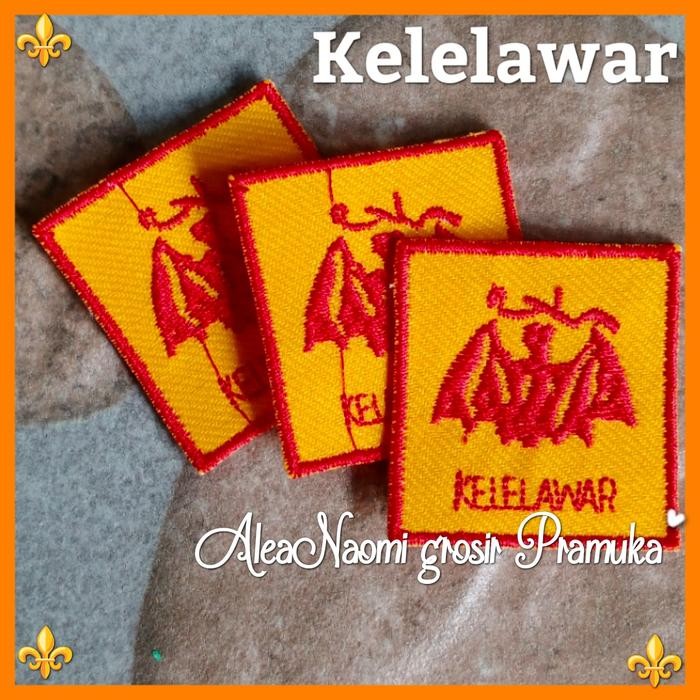 tanda regu pramuka hewan kelelawar bordir *