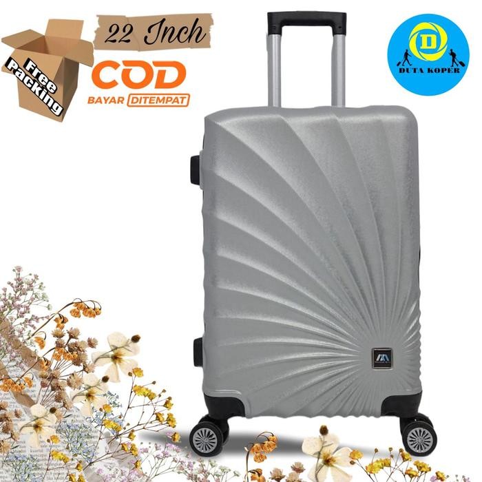 Koper 22 Inch Koper Abs Koper Polo Koper Sedang Koper Tahan Banting 031 4 Roda 360 Rotasi Anti Pecah