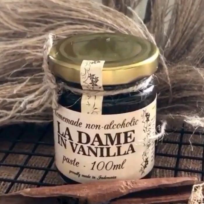 

La Dame In Vanilla Paste Vanila Pasta 100ml Halal MUI
