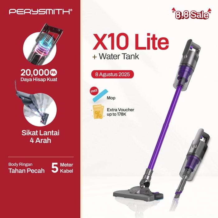 Perysmith X10 Lite Handheld Vacuum Cleaner Portable Home Penyedot Debu Perysmith Vakum Cleaner