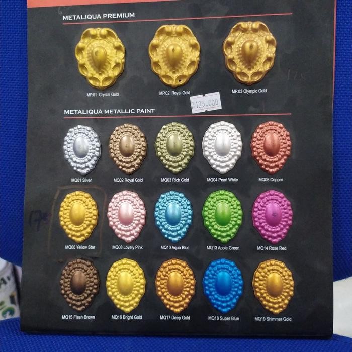 Cat Metaliqua 1kg Cat Metalik Cat Emas