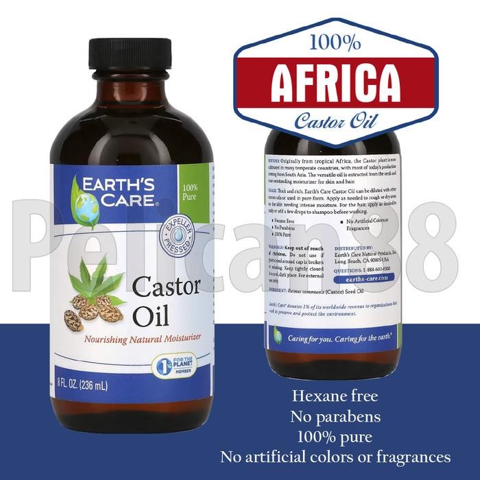 Jual Earth's Care, Castor Oil Afrika 236ml