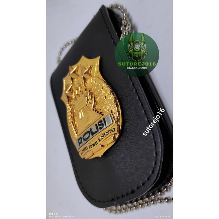 

Kalung Dompet Id Card Holder Logo Polisi