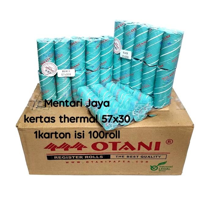 

kertas thermal OTANI 57X30 (1 DUS ISI 100ROLL)