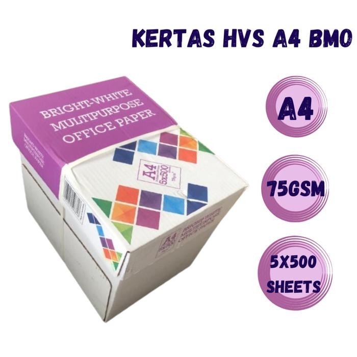 

Kertas HVS 75 A4 Copy Paper BMO - BAK - Kertas HVS A4 Copy Paper / DUS
