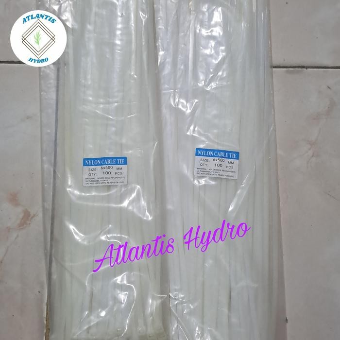 

Kabel Tis 50Cm / Kabel Ties / Nylon Cable Tie 6X500Mm 1Pack Murah !!!