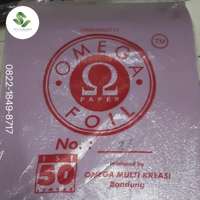 

Kertas Sampul Skripsi Cover Omega Foil Paper Ungu No.27 isi 50 lembar