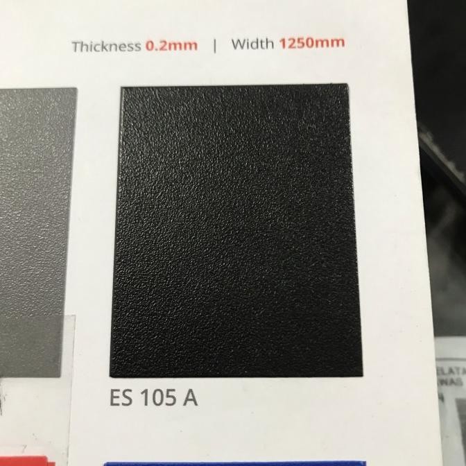 Eco Sheet Hitam Doff ES 105 A Pelapis Furniture Tacosheet Supercon