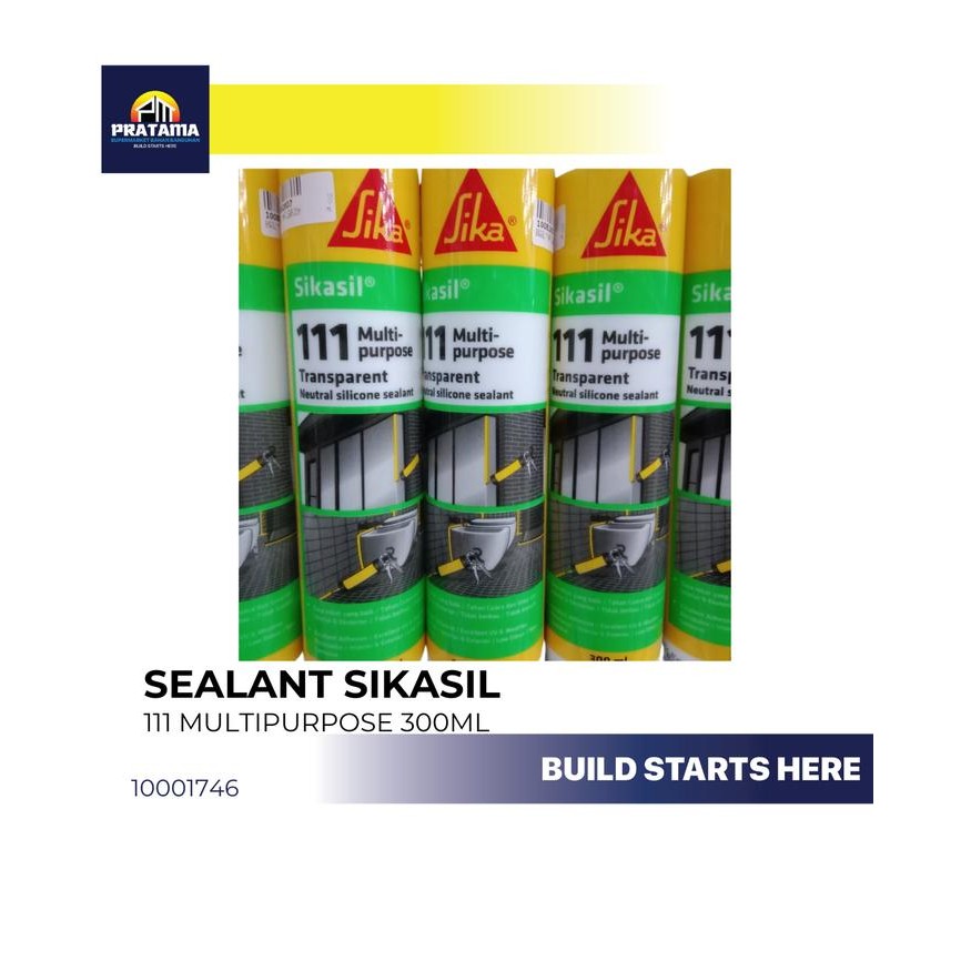 

Stok Baru SEALANT SIKASIL 111 MULTIPURPOSE 300ML