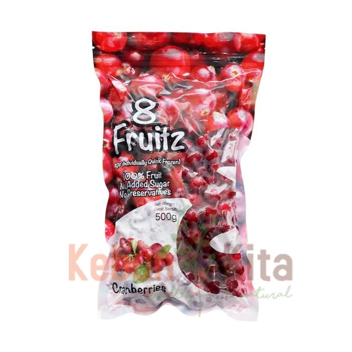 

DISKON 8 Fruitz IQF Cranberries 500 Gr READY STOCK