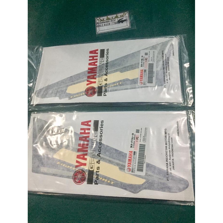 Stiker emblem box bok tutup aki rx king rxking 2004 biru original