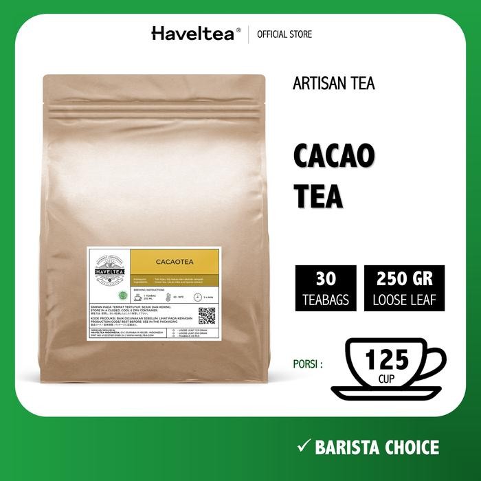 

CACAOTEA Pouch Haveltea Teh Hijau Kakao Hojicha Coklat