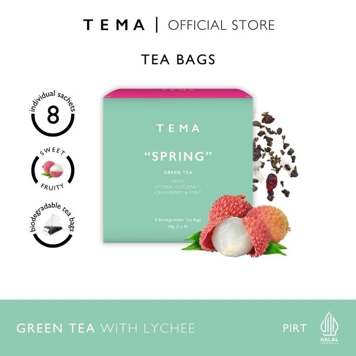

TEMA Tea Bags - Spring / Lychee Green Tea