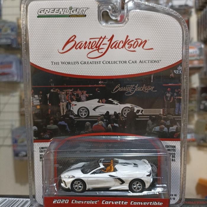 GREENLIGHT BARRETT JACKSON 2020 CHEVROLET CORVETTE CONVERTIBLE