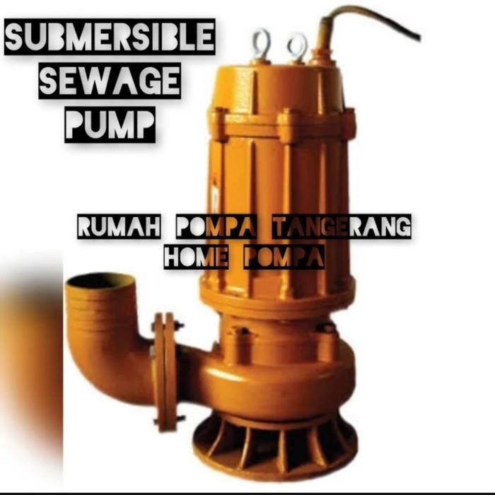 ready POMPA SUBMERSIBLE SEWAGE PUMP POMPA 15HP 3PHASE 200WQ300-7-11 OUT PUT 8 INCH