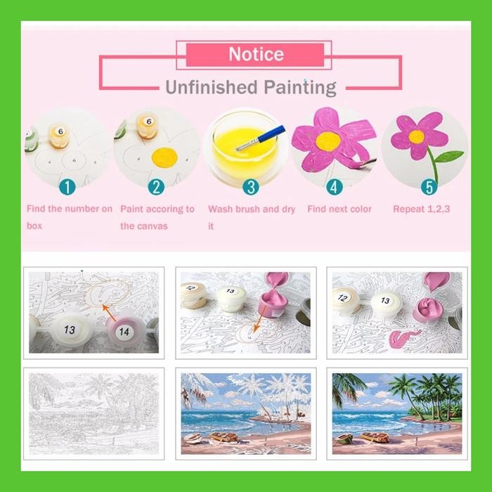 

Diy Paint By Numbers 40X50 - Balerina 8