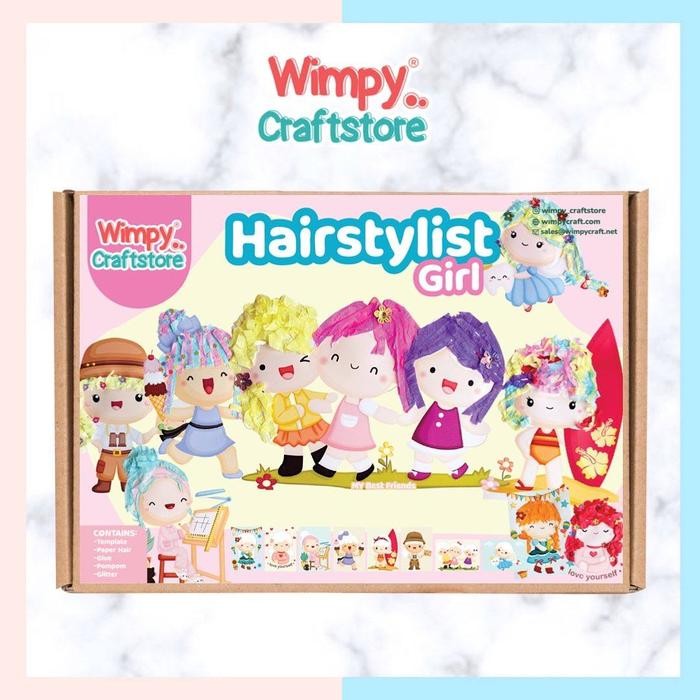 

Wimpy Craft Kit Hairstylist Kerajinan Tangan Diy Art Set