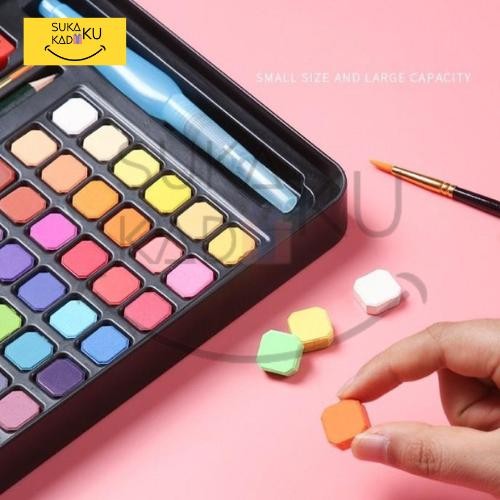 

Giorgione Cat Air Padat 48 Color Solid Watercolor Paint Set