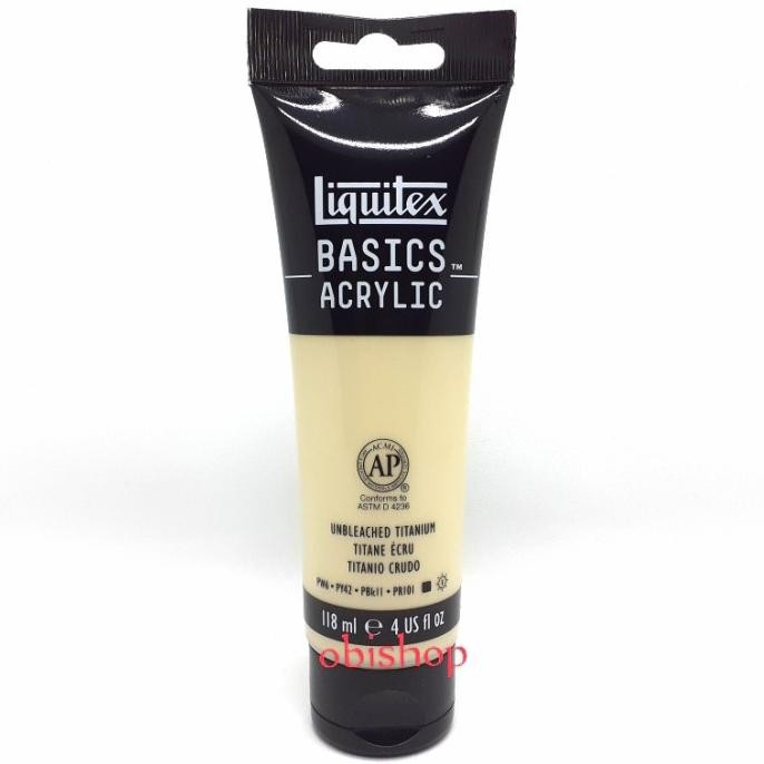 

Cat Akrilik Liquitex Basics Acrylic 118 Ml Unbleached Titanium
