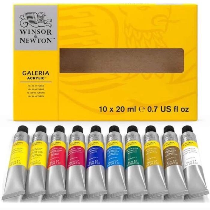 

Cat Akrilik Galeria Acrylic Colour Tube Set 10 X 20 Ml Winsor & Newton