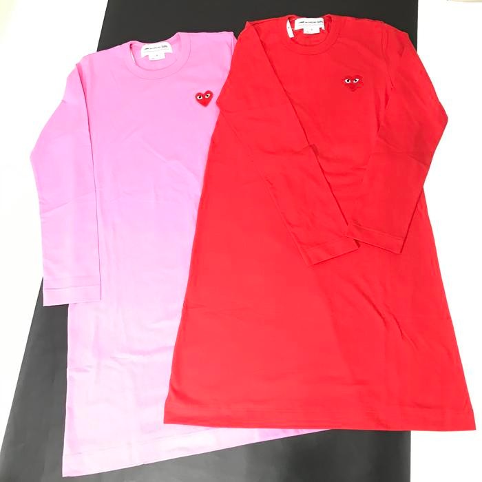 Neww Comme Des Garcons Girl x Play Limited One Piece Dress 100% Original Terlaris