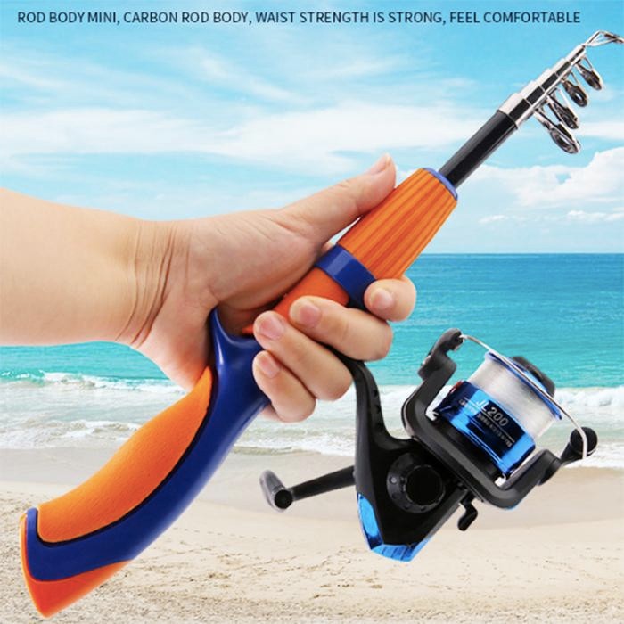 Exori Fishing - Joran Antena Bc Ruas Pendek Baitcasting Telescopic Teleskopik 4Kg