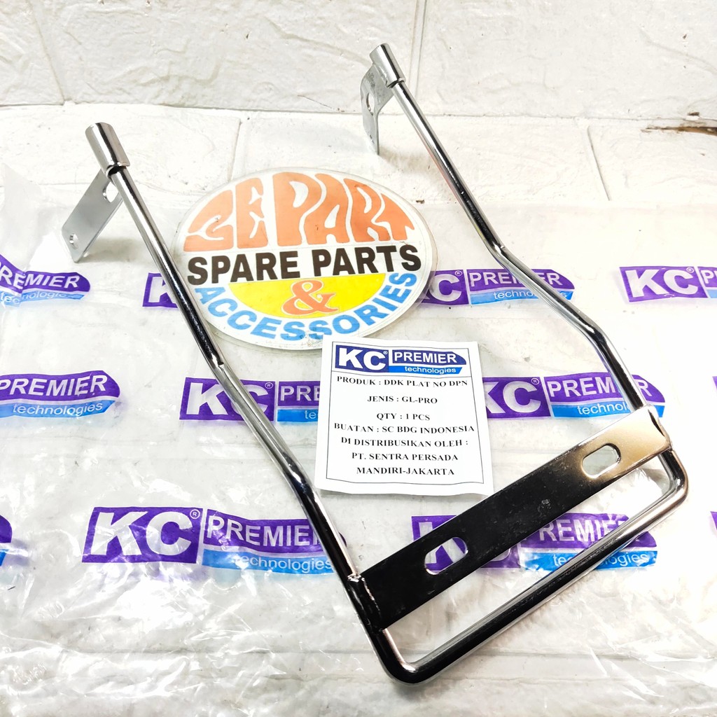 Tiang dudukan plat nomor depan GL Pro S90 CB100 L2G L2SN RS100 LS3 Limited Item Barang Langka Spare 