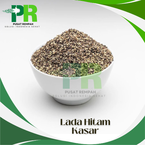 

1kg Lada Hitam Bubuk Kasar Murni Coarse Ground Black Pepper Premium / Bumbu Pelengkap Masakan Merica Giling Kasar 1 Kilogram Pusatrempah