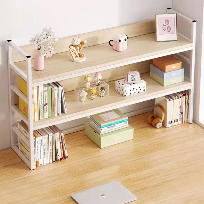 HighRak Meja Belajar Rak Buku Minimalis Rak Serbaguna *