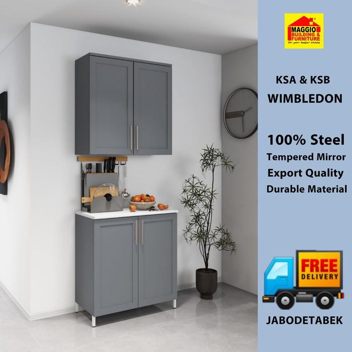 Kitchen Set Besi - Furniture Besi - Lemari Piring Besi - Kitchen Set Atas - Kitchen Set Bawah -