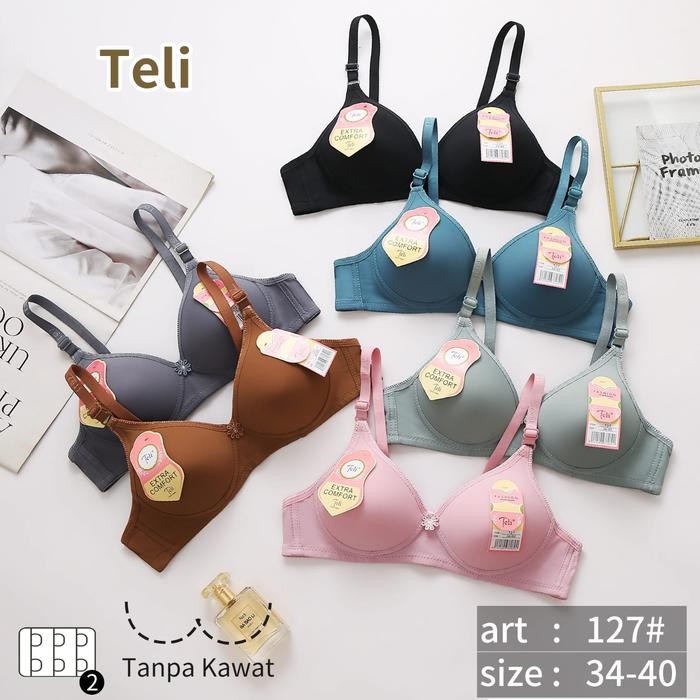 bh tiana /bh tely polos tampa kawat cup kecil 127 *