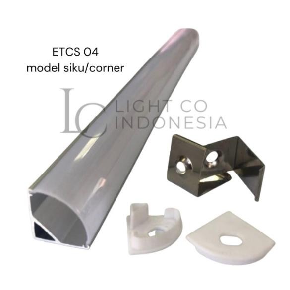 Housing led strip SIKU V SHAPE / casing cover strip / kap housing led strip siku / alumunium STRIP *