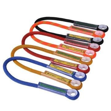 Nylon Climbing Rope Oxtail Pulling Safety Mountaineering webbing single lanyard cowstail life line