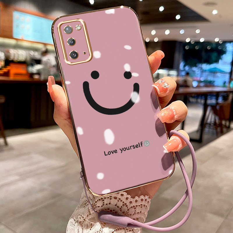 Casing Hp Untuk Samsung Galaxy Note 20 Note 20 Ultra Case Casing tas emosi senyum pola Kesing HP Ces