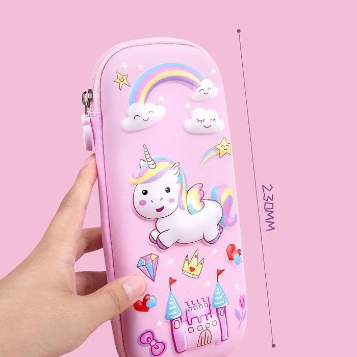 

Kenko Stationary - Tempat Pensil 3D Premium Anak Laki Laki Perempuan Kotak Pensil Timbul Alat Tulis
