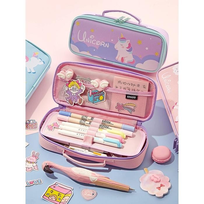 

Kenko Stationary - Tempat Pensil / Angoo Dreaming Set Handbag Style Pencil Case Hand