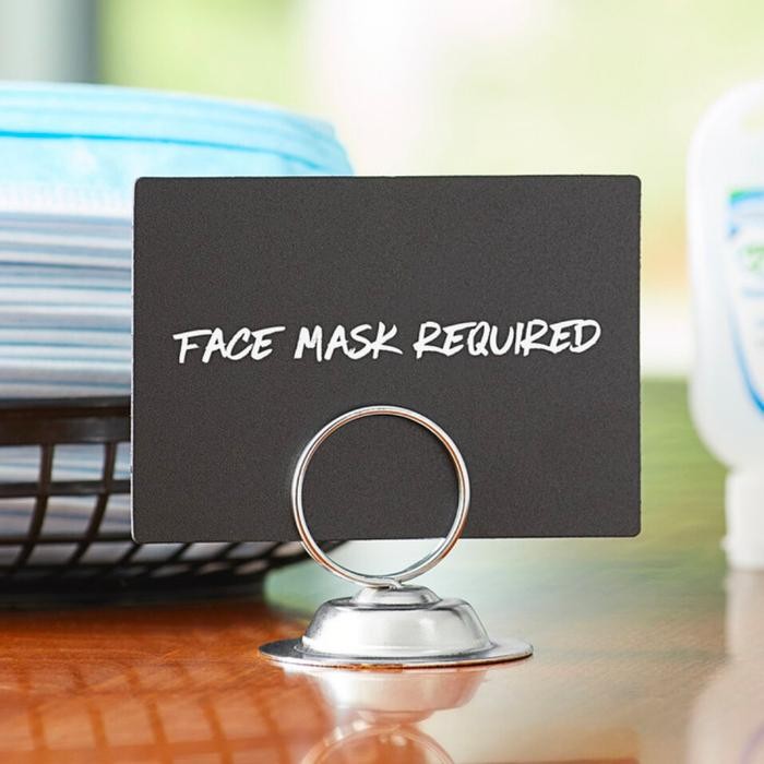 

Kenko Stationary - Table Number Holder -Table Tent Card - Jepitan Nomor Meja