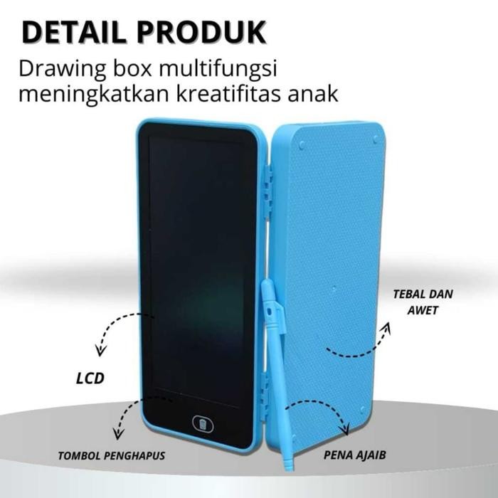 

Deli Stationary - Kotak Pensil Lcd Drawing Drawing Box Tempat Pensil 2 In 1/Kotak Pensil Imajinasi