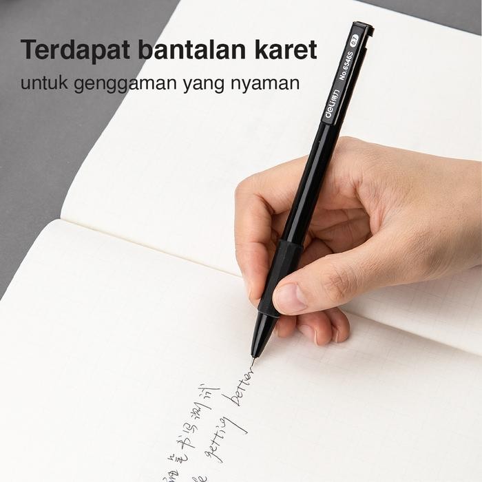 

Deli Stationary - Deli Ballpoint Retracable Pen / Pulpen Bolpoin Cetek 0.7Mm 6546S