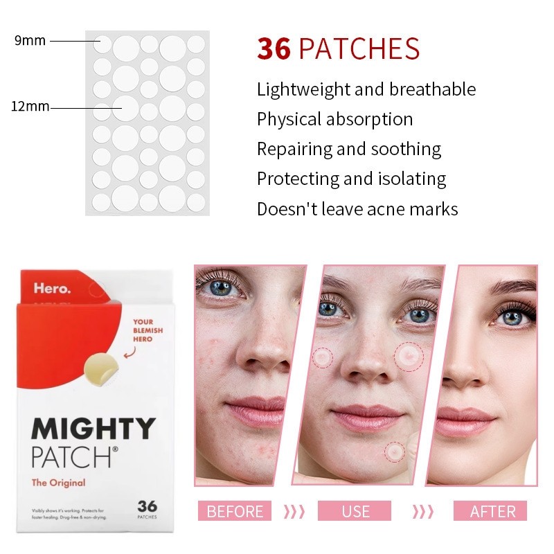 Hydrogel Acne Patch Invisible Closed Mouth Invisible Acne Face Invisible Waterproof and Breathable