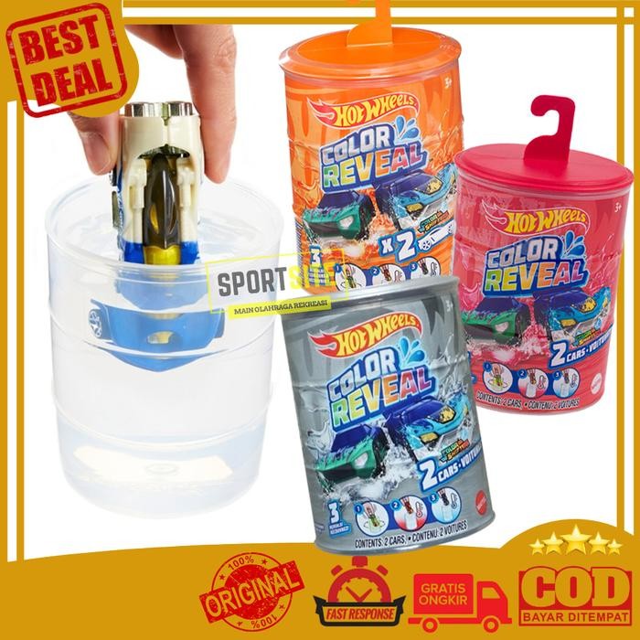 Hot Wheels Color Reveal Shifters Cars isi 2 Mobil Berubah Warna Ori