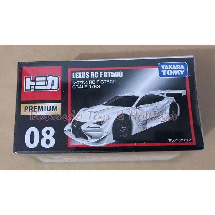 Tomica Premium 08 Lexus RC F GT500 by Takara Tomy (Skala 1:63)