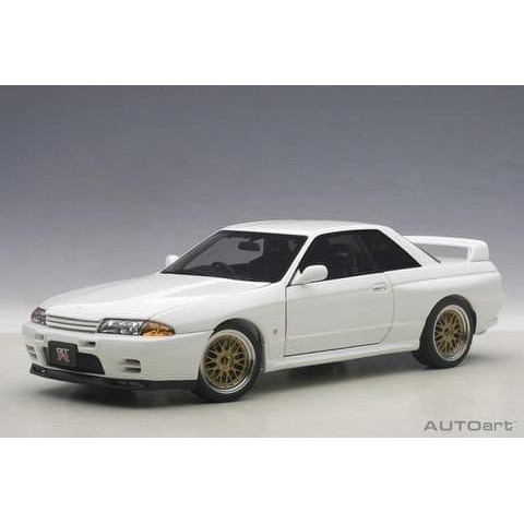1/18 AUTOART NISSAN SKYLINE GTR R32 VSPEC II TUNED BIRU HITAM PUTIH