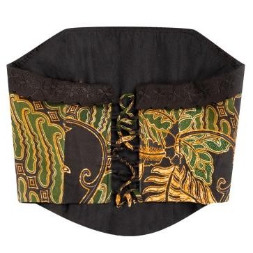 NAWA Batik Bustier (Green)