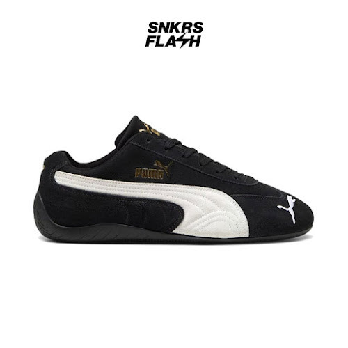 PUMA SPEEDCAT OG BLACK WHITE Sepatu Sneakers Unisex - 39884601 - Size 37