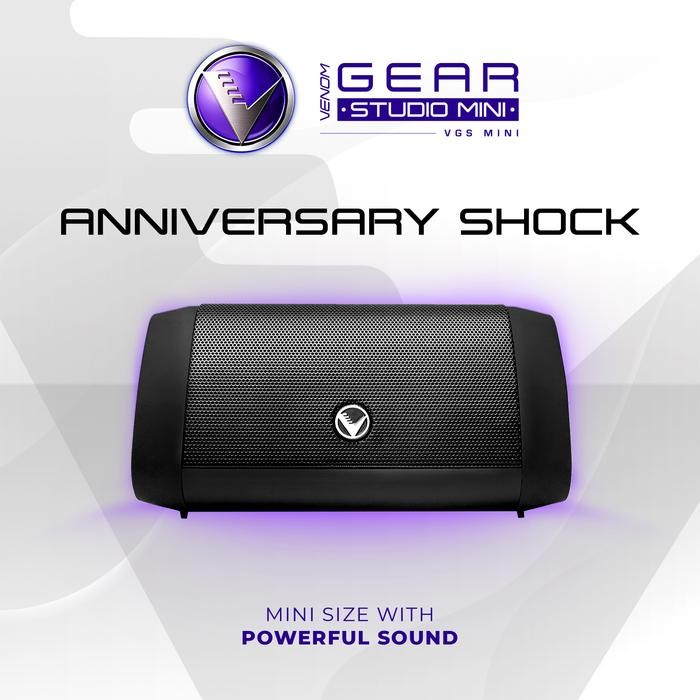 Venom Kenwood - Venom Anniversary Shock - Venom Gear Studio Mini Wireless Bluetooth Speaker With